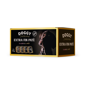 Doggy D-paté okse laks mix 600g