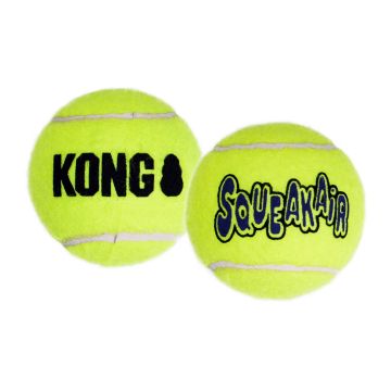 KONG Leke SqueakAir Ball Gul M 6cm
