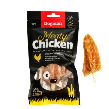 Dogman Chicken chewbones 3p S 12,5cm