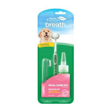Tropiclean OralCare kit gel+tannbørste 59ml