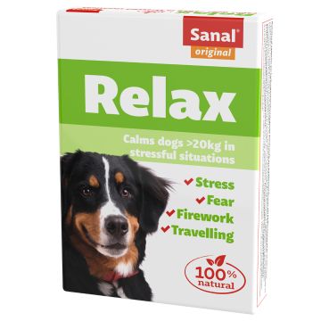 Sanal Relax för hund 20-60kg 15st