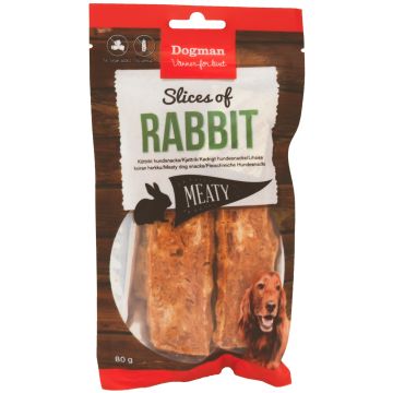 Dogman Hundgodis Meaty Slices of Rabbit